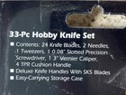 Hobby Knife 33 Piece Set With Case Mintcraft Brand    New Unopened Pkg Crafts