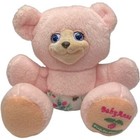 Vintage Fisher Price Briarberry Baby Anna Bear Plush Stuffed Animal Pink 1999