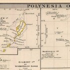 Elegant Map Polynesia Pacific Islands C 1840   Vintage Nautical Chart Wall Decor