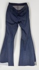 Rare  H i s  Vintg  Bell Bottom  Hip Hugger  Talon Zip   Dk Blue  Waist  31    L31