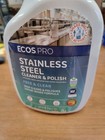 Ecos Pro Stainless Steel Cleaner And Polish 32oz Spray Water Based Formula  Sw