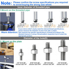 Stem Caster Wheels 2-3-4 Or 5 Inch Heavy Duty Threaded Stem Mount Set Of 4
