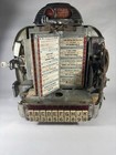 Vintage Seeburg Wall-o-matic 100 Jukebox Wallbox Model 3w1 With Key - Untested