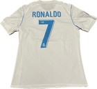 Cristiano Ronaldo Signed Real Madrid Cl Winners 2017-2018 Jersey Beckett Coa