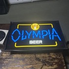 Vtg 1984 Olympia Beer Lighted Advertising Sign Tumwater Horseshoe Logo 