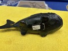 Antique Japanese Koi Fish Heavy Cast Iron Bell Heavy Black Original 6 Inches