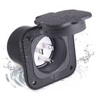 15 Amp Flanged Inlet 125v Nema 5-15 Rv Shore Power Inlet Plug W waterproof Cover