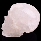 5 1   Natural Quartz Rock Carved Crystal Skull crystal Healing super Realistic