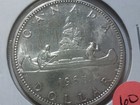 1965 Canadian Silver Dollar Bu