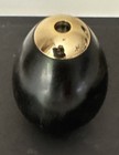 Vintage  Marble Wood   Brass Egg Kaleidoscope 2 5   