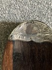 Antique Ebony Brushes With Sterling Silver Decoration  