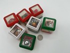 Vtg Fisher Price Peek A Blocks Sensory Learning Toy Lot Of 7 Christmas W Bag