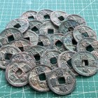 Bulk Lot 25 Pcs Ancient Chinese Coin Zheng He Tong Bao              Northen Song Dynasty