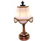 2x 1 12 For Dollhouse Miniature Table Lamp Led Light Lamp Battery Use Decor Hot