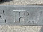 Erie Railroad Depot Station Sign Wood Foundry Pattern Train