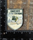 Vintage Pocono Indian Museum Pennsylvania Travel Souvenir Sew-on Patch Nos 1970s