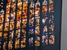 1955 Church Cathedral Stained Glass Window 35mm Sharp Photo Kodak Christian D9