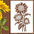 Large Sunflower Stencils Painting Reusable Craft Home Decor Diy Projects New
