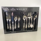 Wallace Stainless Flatware Aldridge 121 Pieces Service For 12 New Rare 18 10