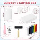 Qeeenar 17 Pcs Linocut Blocks For Printmaking  Stamp Making Carving Linocut K   