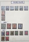 Early 1900 s Italy  Eritrea Collection On Old Album Pages  Mnh  Mh   Used