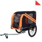 Large Folding Bike Trailer For Dogs     120lb Capacity All-terrain Pet Carrier