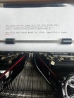 Vintage Beautiful 1927 Royal 10 Typewriter W dual Beveled Glass Windows V  Nice