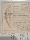 Rare Authentic El Paso Texas Prostitution Document Madam Etta Clark License 1888