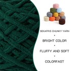 3-pack Fluffy Chenille Chunky Yarn 100g  65 6yd  For Crochet - Baby Soft