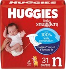 Huggies Size Newborn Diapers  Little Snugglers Baby Diapers  Size Newborn Up    