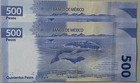 Mexico 500 Pesosx2 2018 Unc