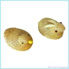 Vntg 1990s 4  Woven Wicker rattan Covered Easter Baskets   duck   Rabbit  Lot Of 2