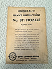 Vintage W box  Opw Model 811 Gas Pump Nozzle Fuel Station Gas   Oil