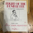Lot 6 Vintage Classical Piano Sheet Music Bach Chopin Sonatinas Bumblebee