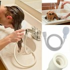Hair Pet Dog Shower Spray Hose Bath Tub Sink Faucet Washing Attachment Indoor