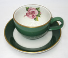 Mackinac Island Grand Hotel Dining Room Cup   Saucer Steelite England Rose  Vtg