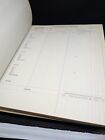 Unused  Antique Us Marshals 15  X 17  Case Docket Bound Book Vintage New