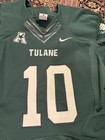 Game Worn Used Nike Tulane Green Wave Football Jersey  10 Size M
