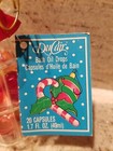 Vintage Ducair Bath Oil Drops Beads Rare Christmas Tree Plastic Case Sealed Nwt 