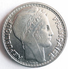 1945 France 10 Francs - Au unc - Great Coin - Free Ship - Bin  999