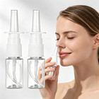 20 Pack Nasal Spray Bottles  10ml Refillable Empty Mist Spray Bottles  Pet   Pp