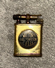 Vintage Harley-davidson Brass Lighter   Trench Style Lift Arm Lighter Lot Patina