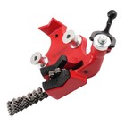Bench Screw Chain Vise 1 8 -5  Pipe Cast Iron Clamp Tool