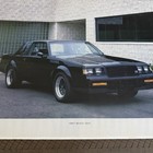 Vintage 1988 Power Graphics Car Poster 16    X 20    1987 Buick Gnx   643