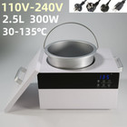 Single Pot Hot Heater Melting Wax Warmer Machine 2 5l 110v-240v For Hair Removal
