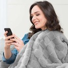 Throw Blanket Soft Plush Fleece For Couch Sofa Bed Solid Colors 39 4 X 59 1in