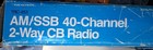 Nos Vintage Realistic Trc-453 Am ssb 40-channel 2-way Cb Radio 21-1566 W bracket