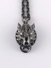 Final Fantasy Vii Ac Cloudy Wolf Silver 925 Pendant Necklace Square Enix No Box