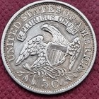 1834 Capped Bust Half Dime 5c Higher Grade Au  56072