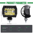 2pcs Led Light Bar 4 Inch 20000lm Work Spot Flood Pods Offroad Driving Fog Lamp